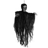 Szkielet czarny wiszący - dekoracja hallowen 